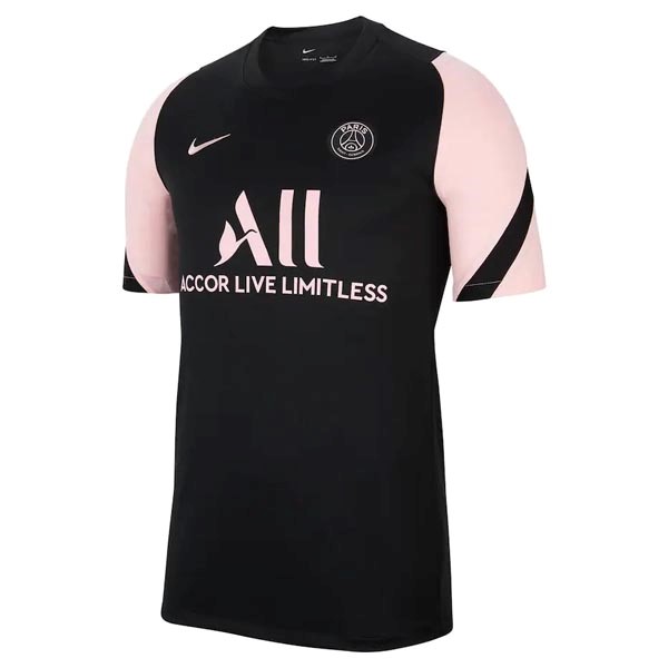 Trainingsshirt Paris Saint Germain 2021-2022 Schwarz Pink Günstige Fußballtrikots